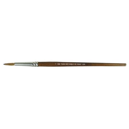 Gordon Brush Size 7 Pure Red Sable Round Artist Brush 0906-07000